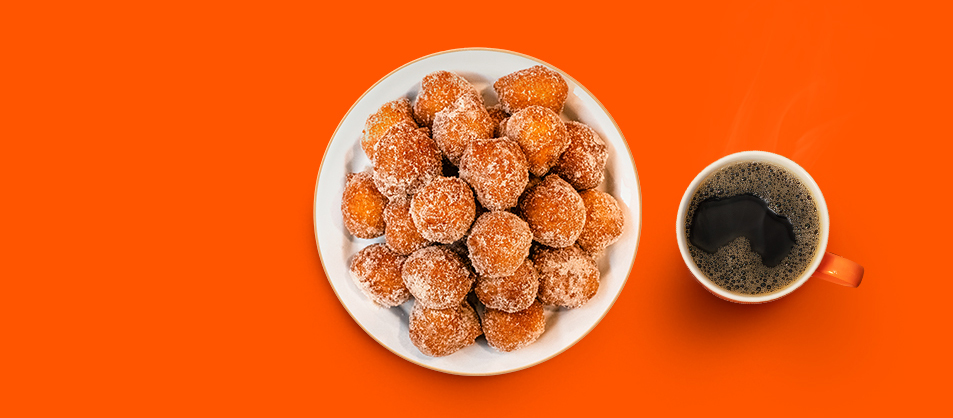Imagem: Bolinho de chuva com banana